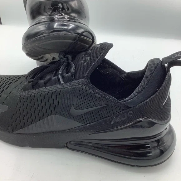 Nike Air Max 270 Triple Black AH8050-005 Sneakers - Picture 4 of 8